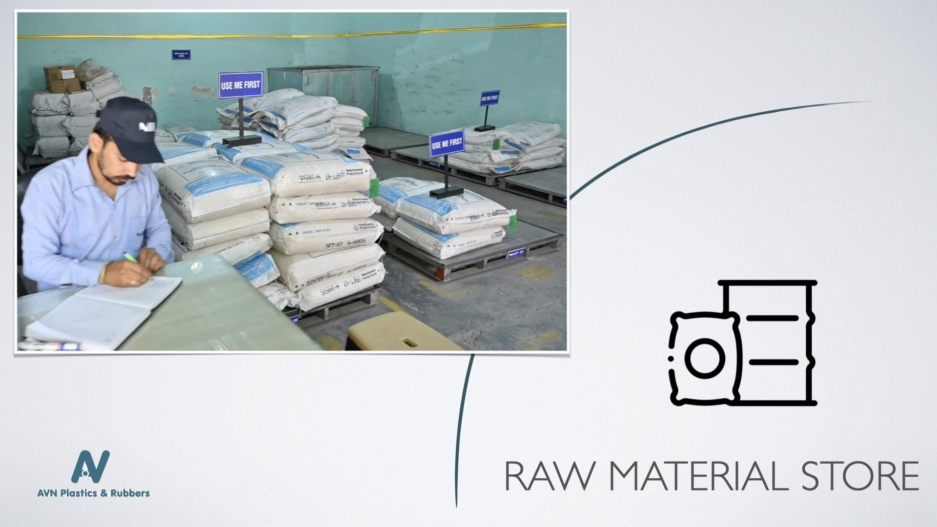 Raw material store at IMT Manesar