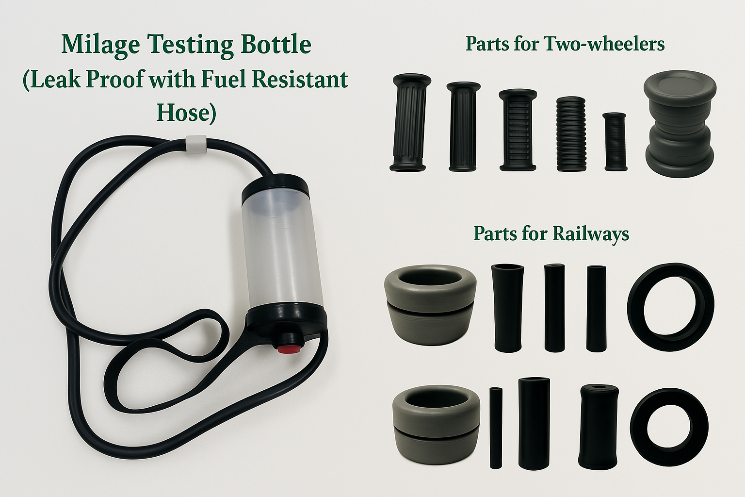 Two-wheeler, railway & testing